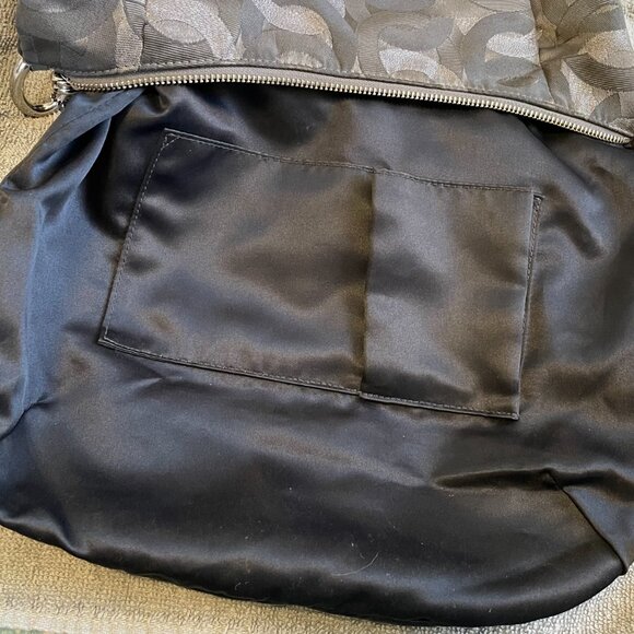 COACH E1182-18295 EUC Signature Kristen Silver/Gray Shoulder Bag Has 2 Tags - Picture 6 of 17